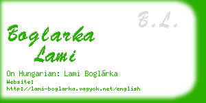 boglarka lami business card
